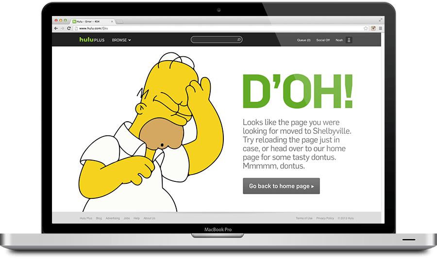 hulu podria apostar por un model de suscripcion sin publicidad 404 error thesimpsons o