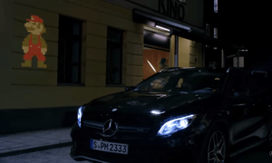 mercedes con super mario