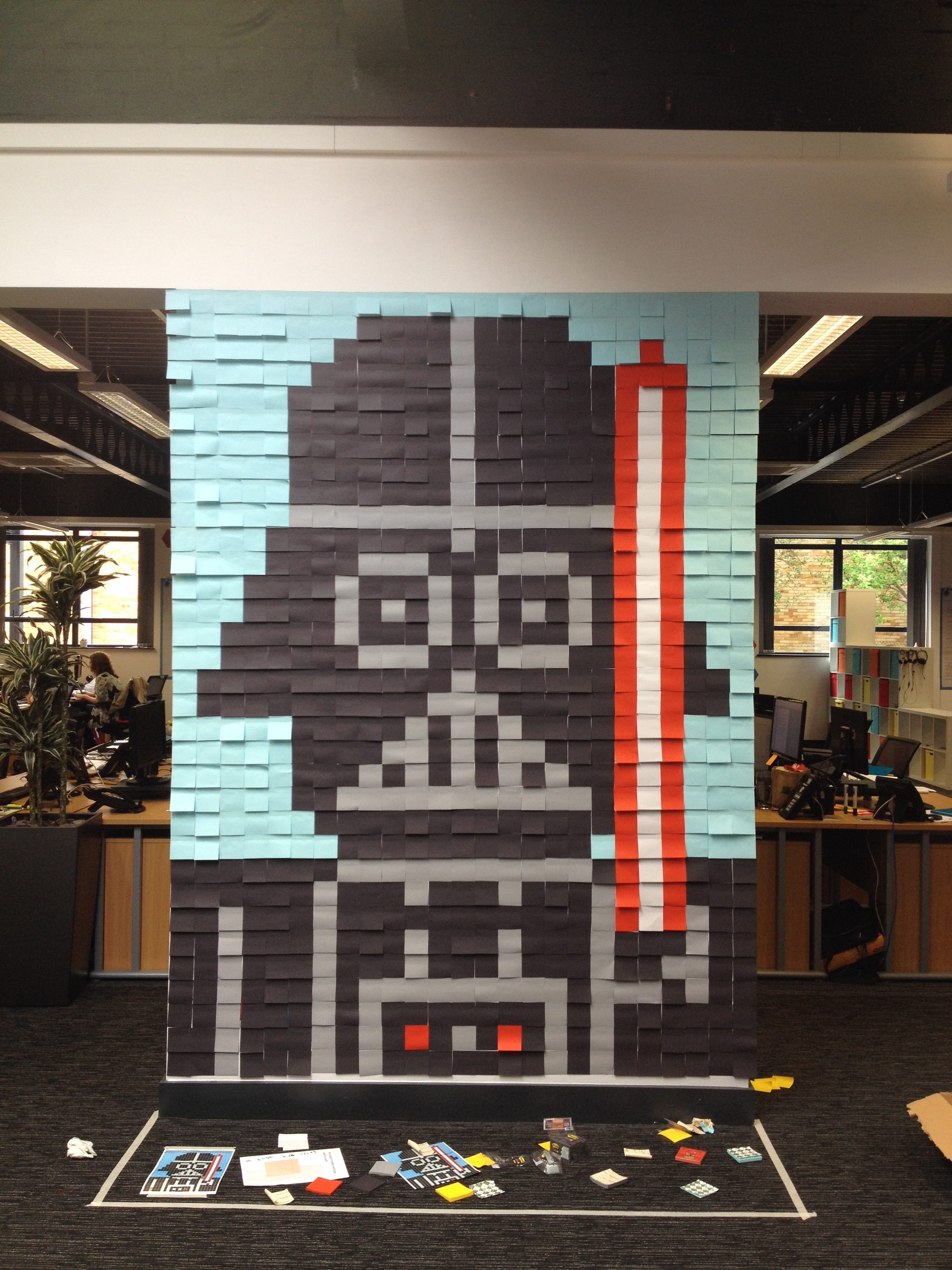 3600 pos it para decorar la ofician con star wars mural 01