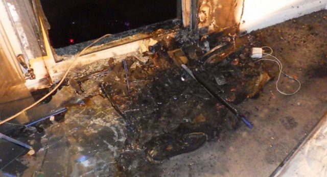 Incendio de hoverboard en Londres