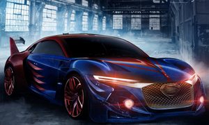 el nuevo supermobile de superman super hero concept
