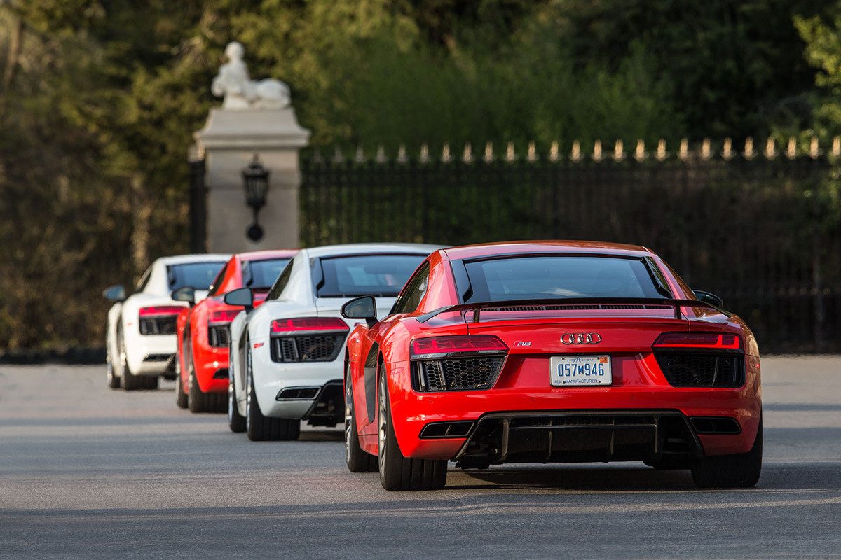 audi r8 v10 plus en daytona road trip 06
