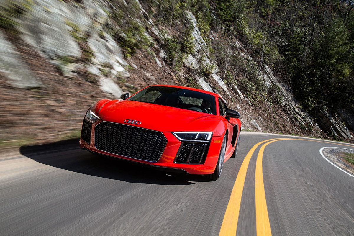 audi r8 v10 plus en daytona road trip 08