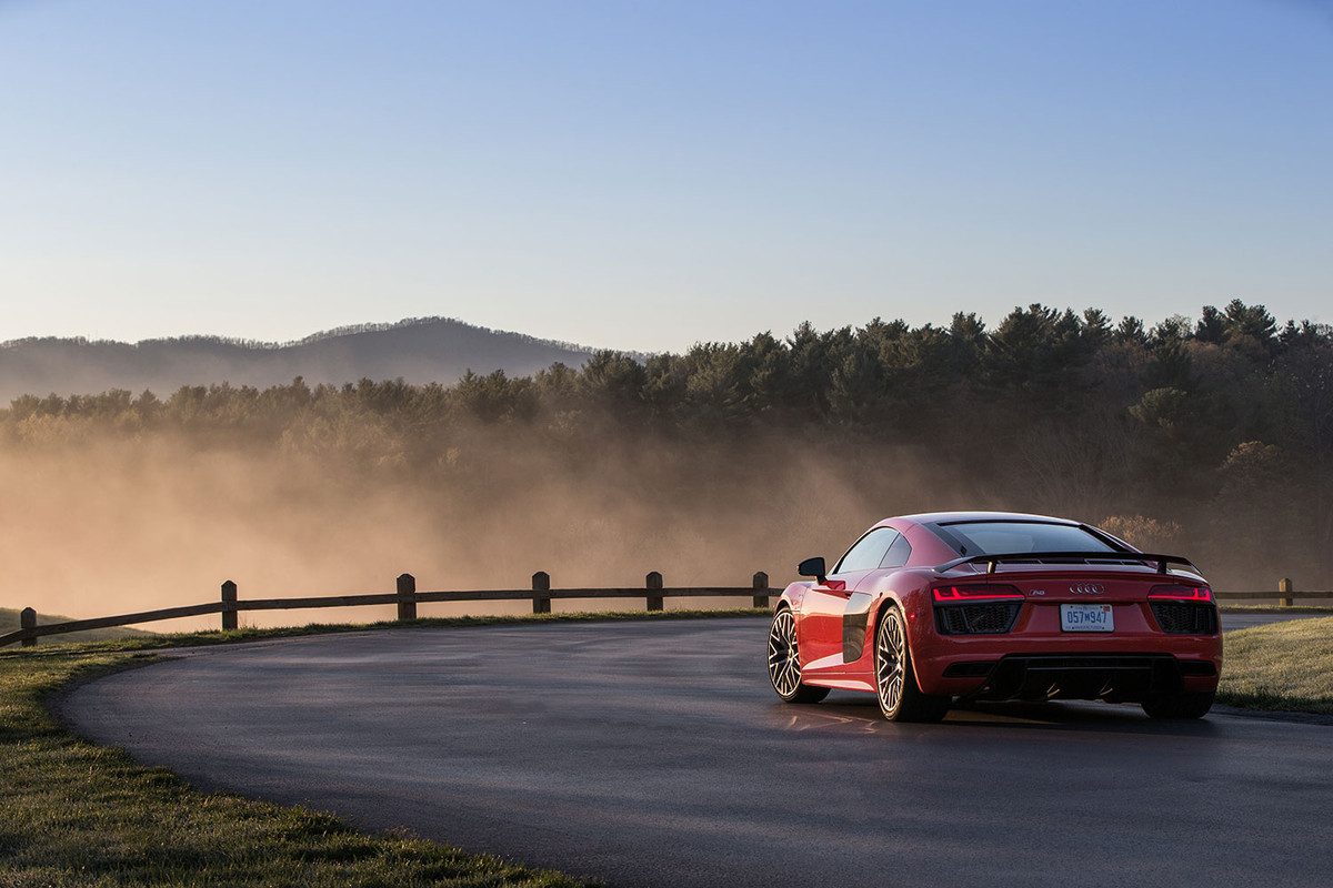 audi r8 v10 plus en daytona road trip 09