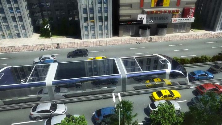 china autobus atravesar coches land airbus 008 720x405 c