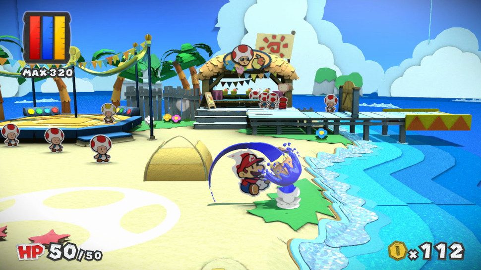 los fans no estan contentos con paper mario color splash wiiu papermariocolorsplash e32016 scrn 01 970x546 c