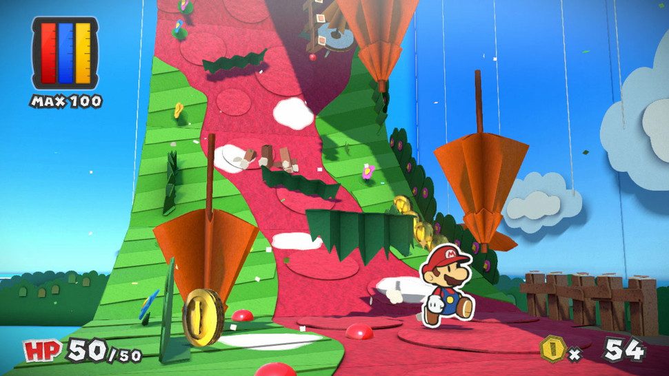 los fans no estan contentos con paper mario color splash wiiu papermariocolorsplash e32016 scrn 02 970x546 c