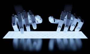 robots noticias elecciones robot typer 1200x0