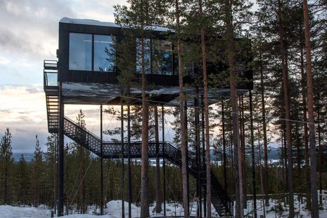 mira aurora boreal cabana treehousehotel 04 640x427 c
