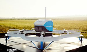 amazon paracaidas drones para entregas amazons first drone delivery