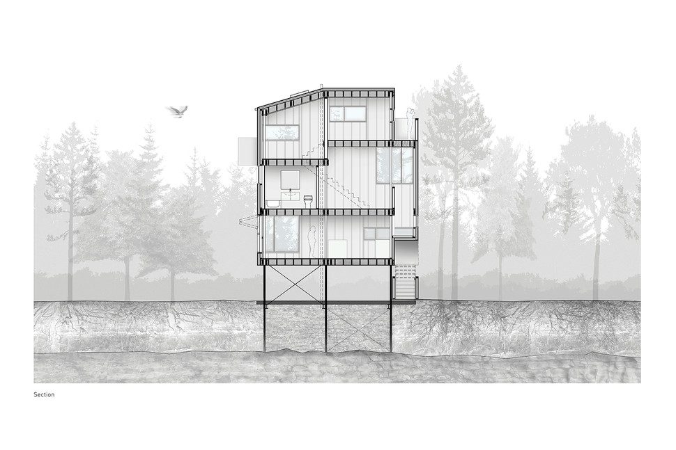 casa sobre zancos tubos de gas pole house din  6 970x647 c