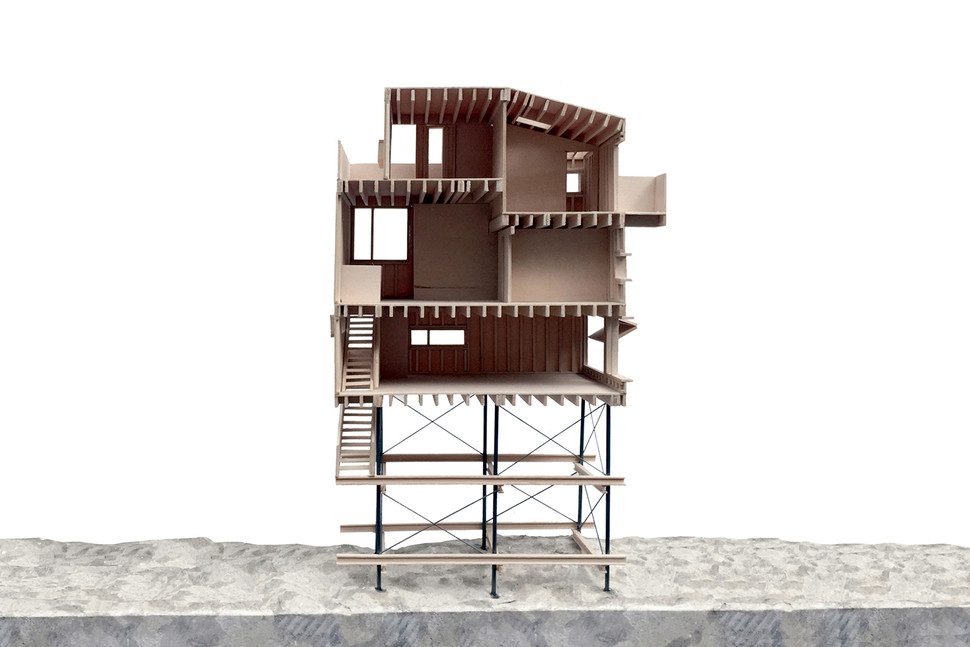 casa sobre zancos tubos de gas pole house din  8 970x647 c