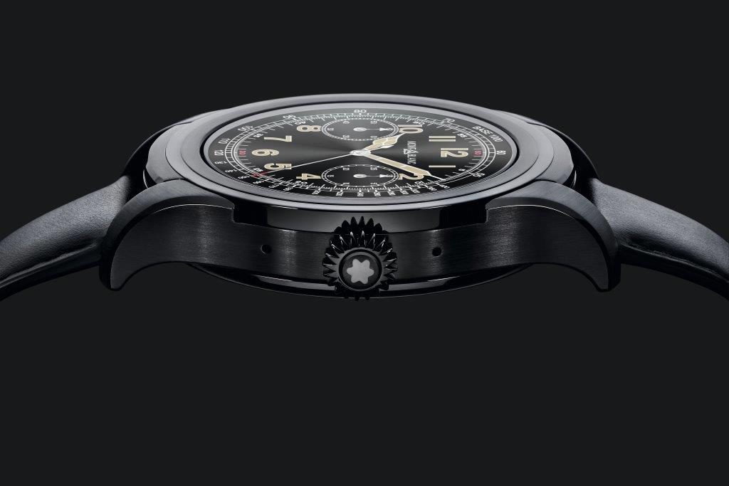 reloj inteligente montblanc summit mon 301127 side case black