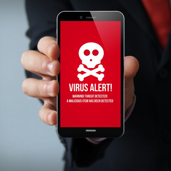 virus en telefono