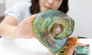 grafeno flexible pantallas oled lg rollable display