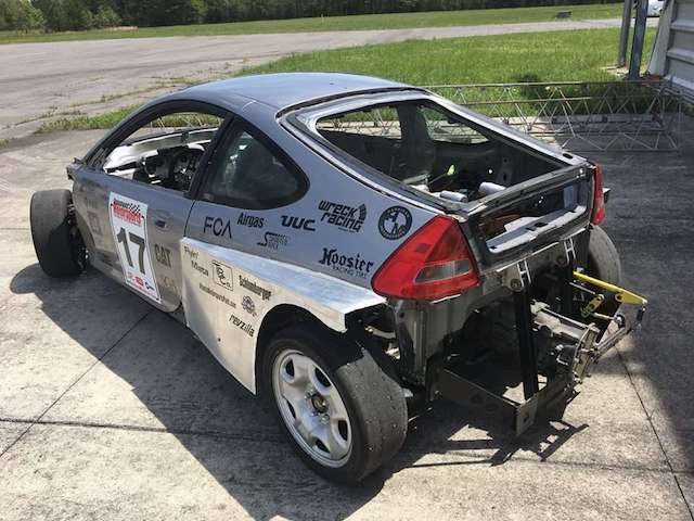 honda insight con motor subaru wreck racing 02