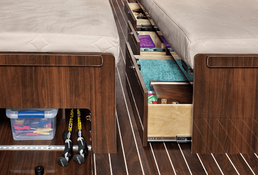 furgoneta viaje mercedes airstream interstate grand tour ext twin underbed storage