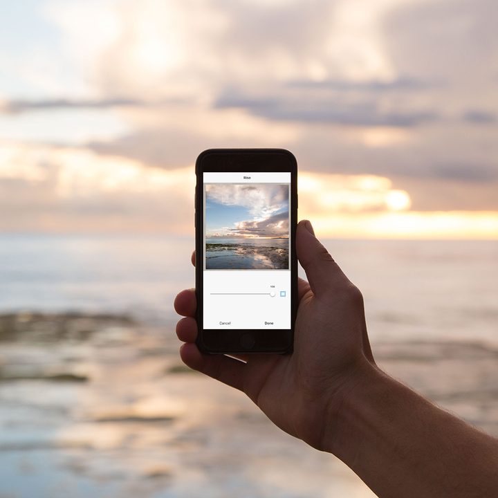 añadir un filtro de Instagram a una foto sin publicar