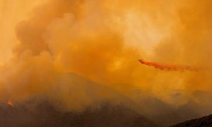 incendio forestal avion