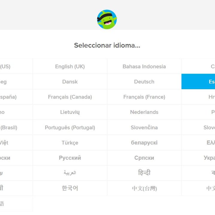 classdojo lenguajes