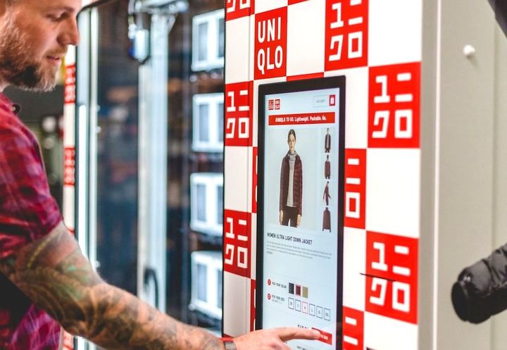 máquina vendedora de ropa