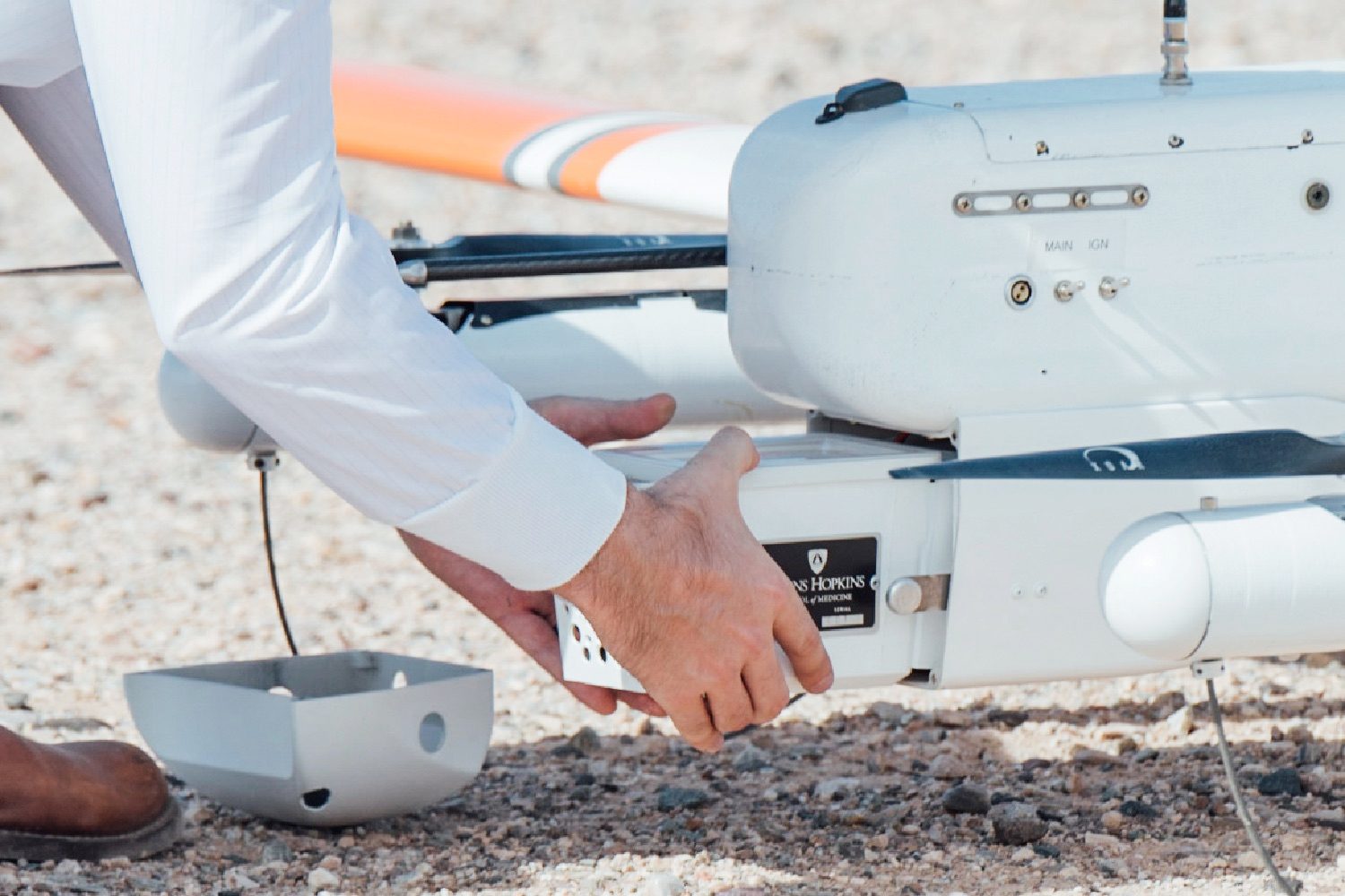 dron rompe record entrega muestras de sangre medico 1