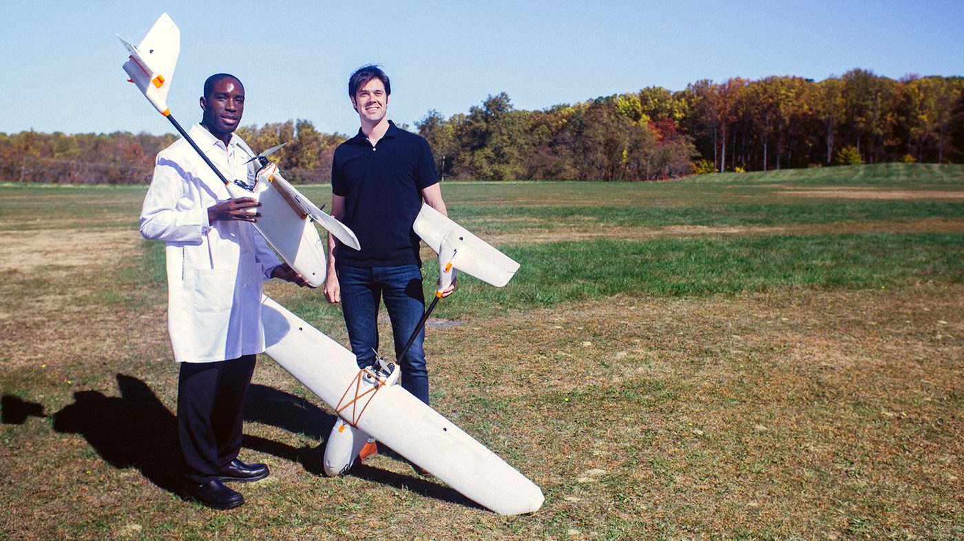 dron rompe record entrega muestras de sangre medical drones 1