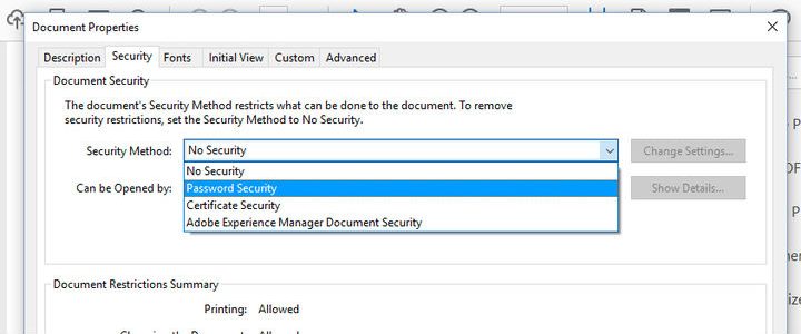 cómo proteger un pdf