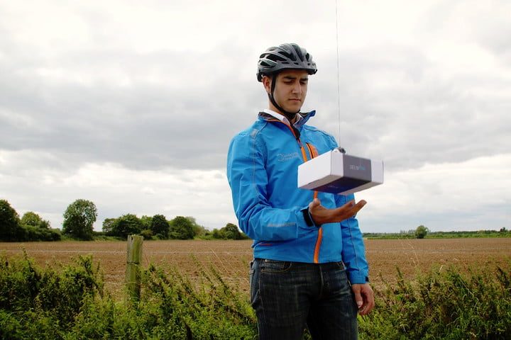 dron con delivery en tus manos
