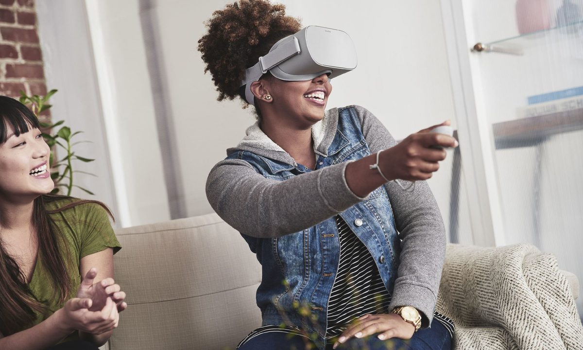 Oculus go inalámbrico en uso