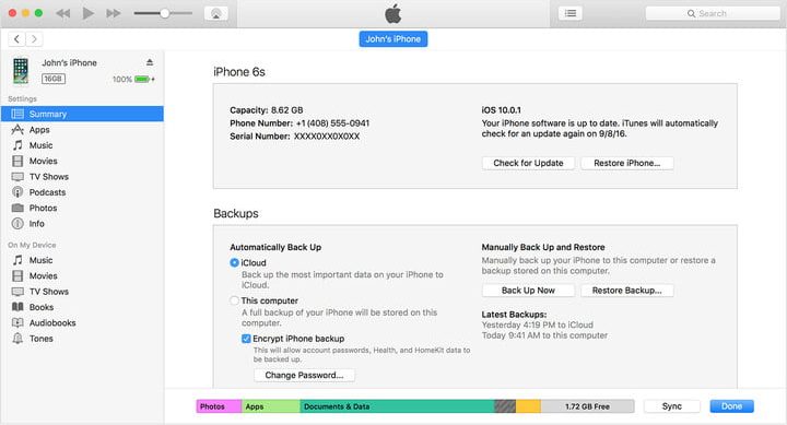 guardar mensajes en iOS y Android
