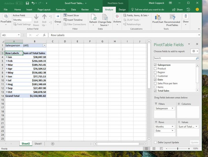 tablas dinámicas Excel