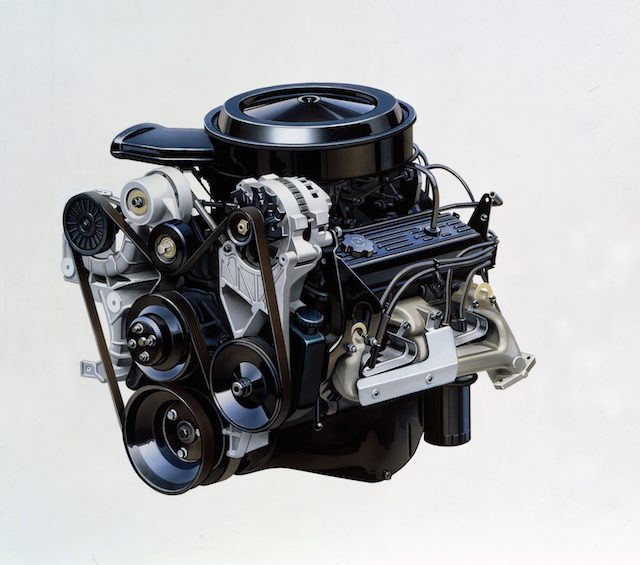 torque camionetas chevrolet fuel injected 350 cubic inch  5 7l small block v 8 engine rated at 210 horsepower and 300 lb ft o
