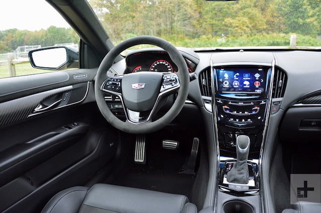 cadillac ats v 2017 coupe resena interior 1