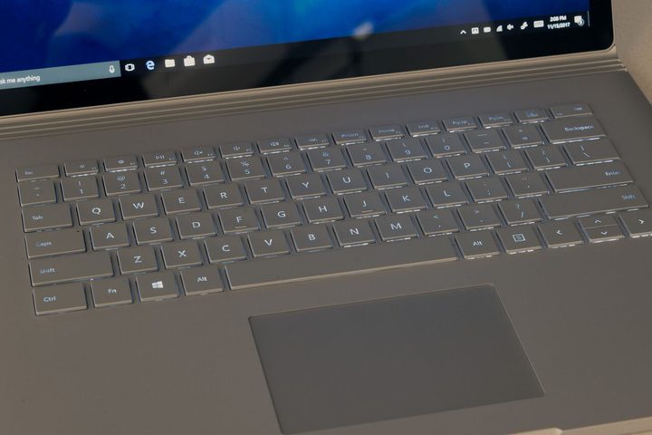 surface book 2 teclado