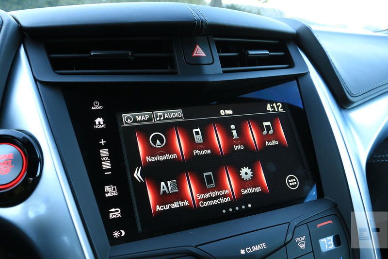 acura nsx 2017 segunda generacion review console screen 800x533 c