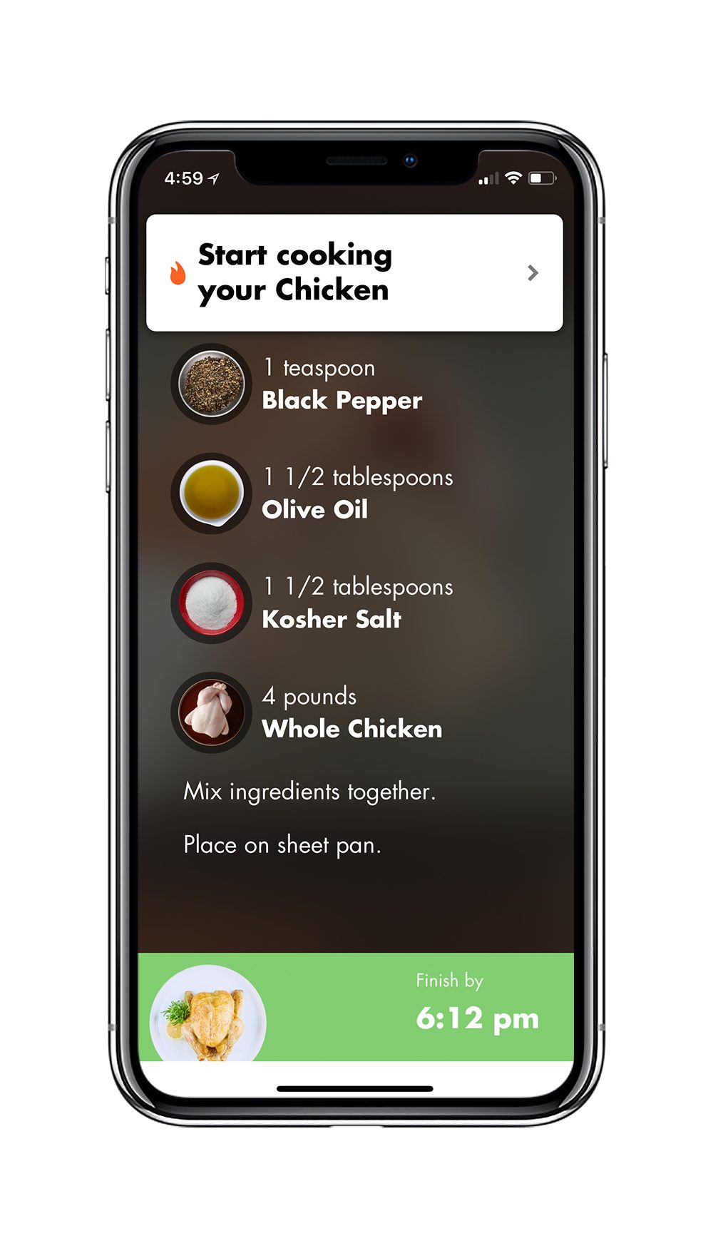 app cocina innit smart oven notification