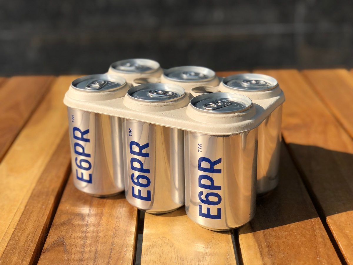 El six-pack biodegradable E6PR