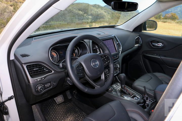 jeep cherokee 2019 prueba grand steering wheel
