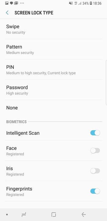 como proteger el samsung galaxy s9 screen lock type 720x720