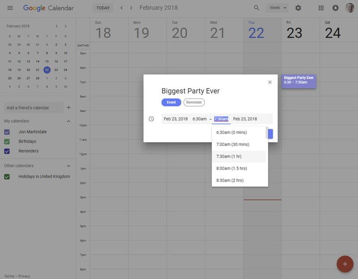 cómo usar Google Calendar