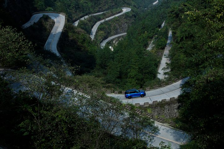 range rover svr record china sport tianmen 5