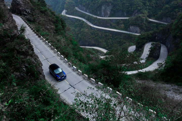 range rover svr record china sport tianmen 6
