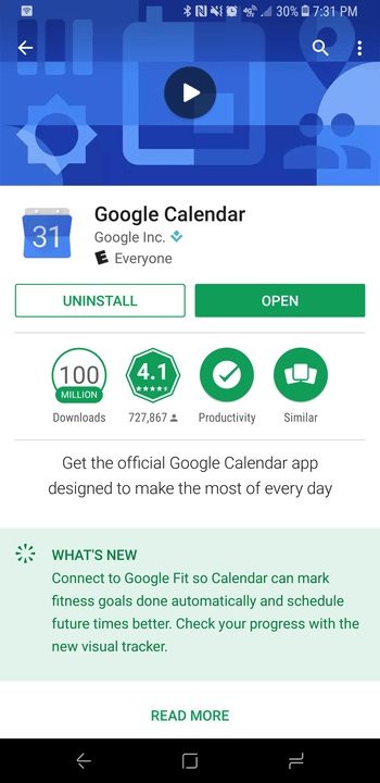 android de stock en galaxy s9 calendar 1 720x720