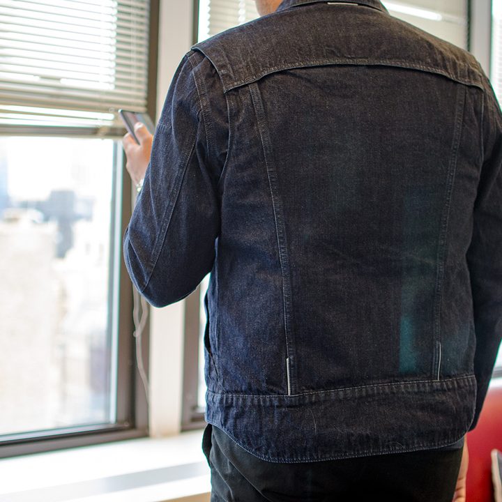 chaqueta inteligente levis google levi jacquard back