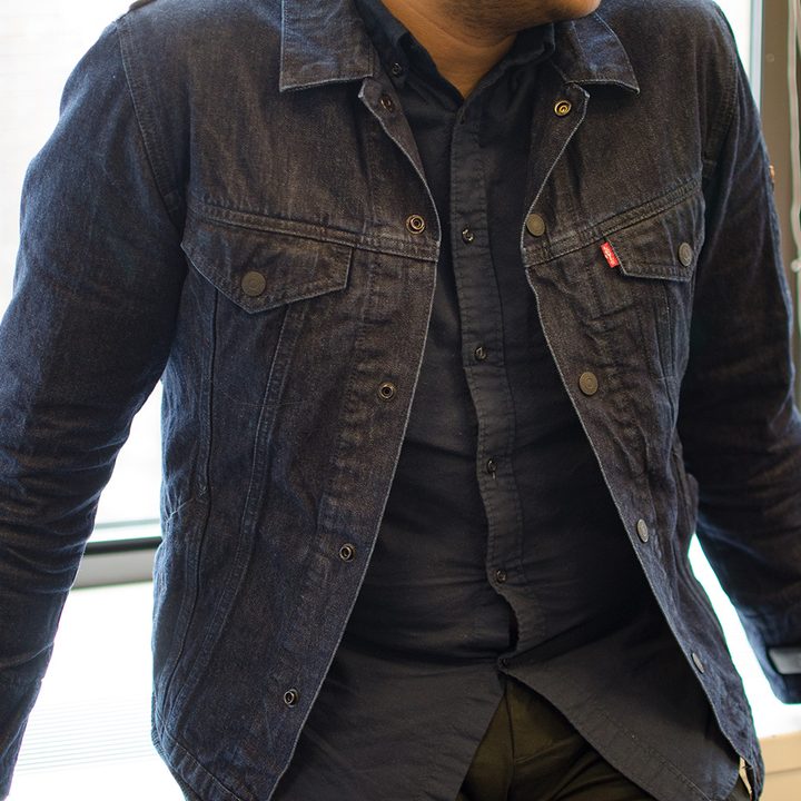 chaqueta inteligente levis google levi jacquard leaning remote