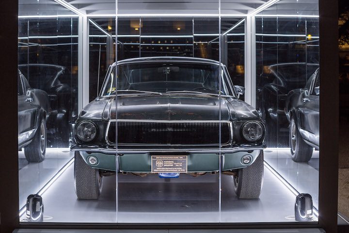 mustang bullitt mcqueen washington on display at national mall