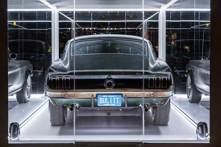 mustang bullitt mcqueen washington on display at national mall