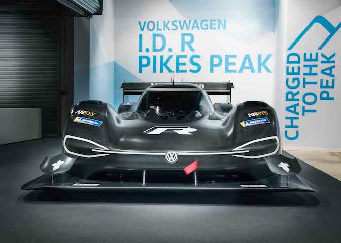 vw auto electrico pike peaks world premiere of the volkswagen i d  r pikes peak