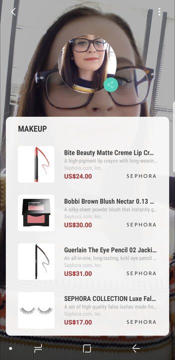 probar y comprar productos con galaxy s9 makeup filter purchase 720x720